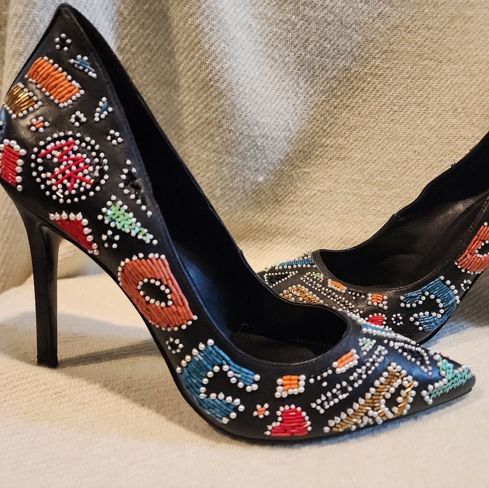 Michael Kors Keke Beaded Party Pumps - Never Worn - Size 9.5 - Picture 5 of 16